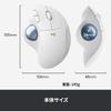 Беспроводная мышь-трекбол Logitech M575OW Bluetooth Unifying, 5 кнопок, для Windows, Mac, iPad и т. д.. До 24 месяцев Батте