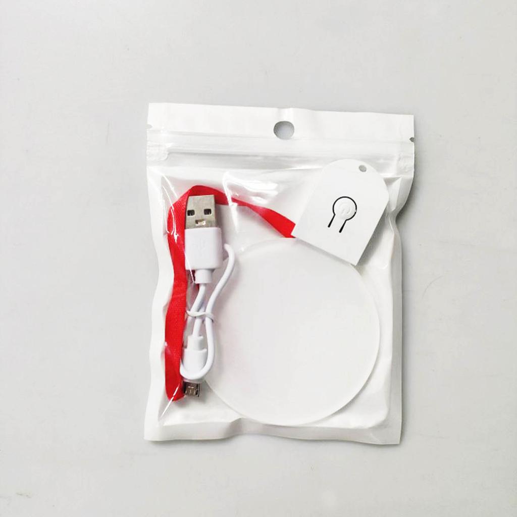 Personalized LED Sublimation Christmas Ornament Unfinished Round Acrylic Christmas Decoration Unique Holiday Gift