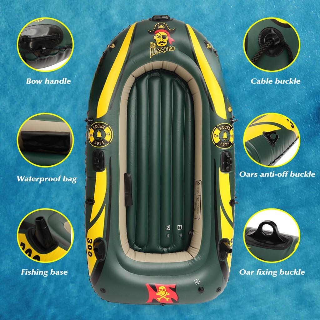 Двухместная 3-слойная 180 кг ПВХ 110 Шелк ламинированная байдарка Гребная лодка-каноэ Груз Спорт Гонка ПВХ Надувная лодка Надувные лодки для рыбалки