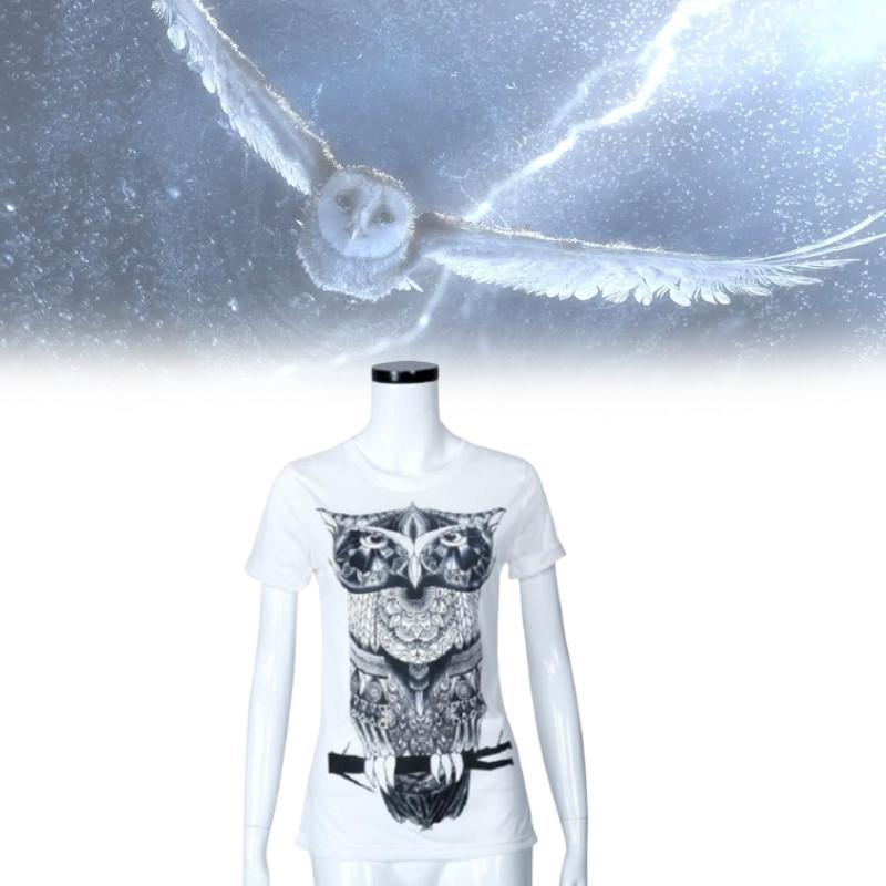 Spring Summer Womens T Shirt With 3d And Sun Print For Casual Wear