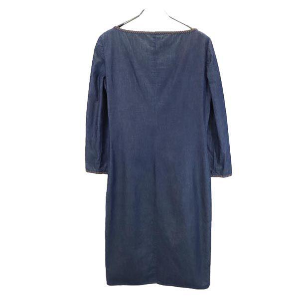 MIUMIU Сделано в Италии Комбинезон с длинным рукавом 40 Темно-синий система Женский Б/у