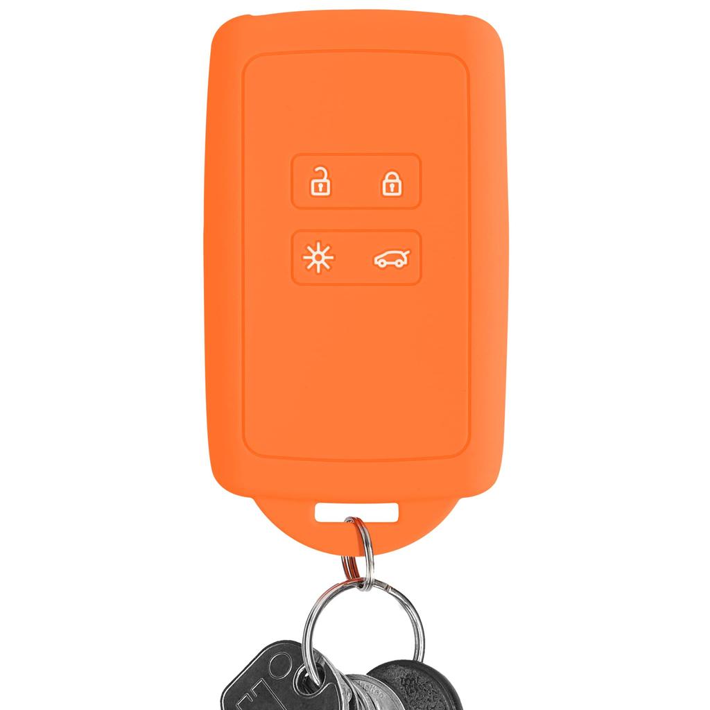 kwmobile Renault 4-Button Car Key Smart Key (Keyless Go Compatible
