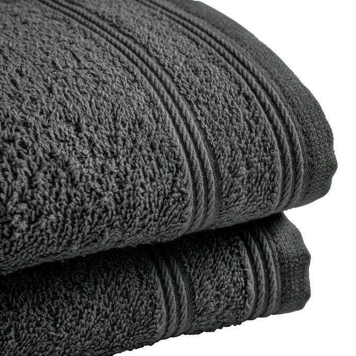 Set of 2 "Spa" Guest Towels 30 X 50 Cm / 400 Gr/m² - "Spa" Slate