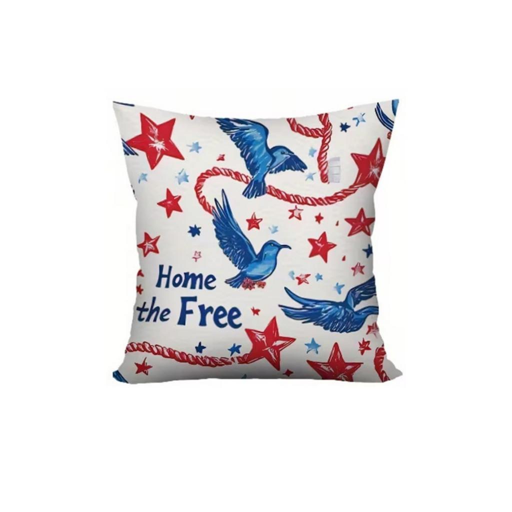 4*45cm Throw Cover, With A Separate-day Star-letter Pattern Print, Zipper Design, Suitable For Sofa/bedroom/home Decoration