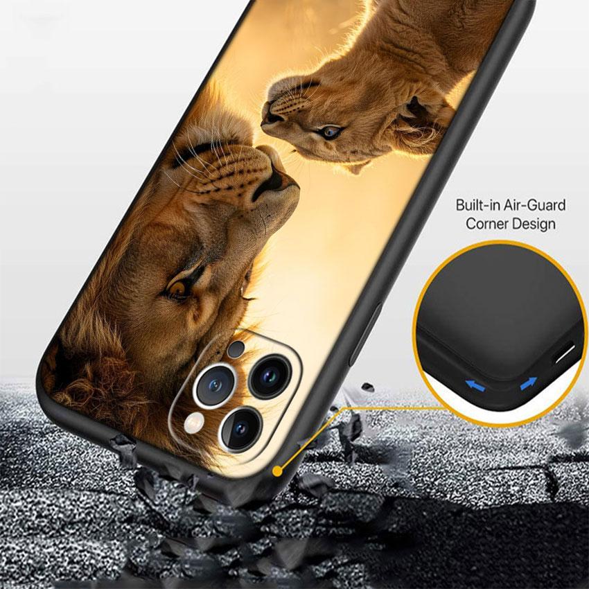 CJ6 Animal lion Soft Shell Phone Case for OPPO A3 Pro A72 A74 A76 A77 A77S A78 A79 A94 A95 A18 A40M A58