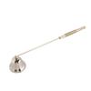 Stainless steel rust-resistant candle snuffer with long handle for Buddhist altars (gold)
