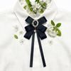 Adjustable Shirt Brooch Pearl Pendant Shirts Bow Tie Accessory Butterfly Knot Tie  For Shirts