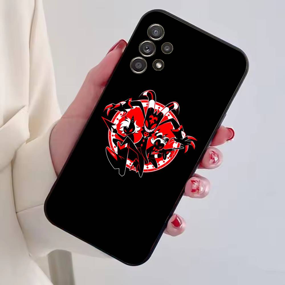 Чехол для телефона H-Helluva Cartoon B-Boss для Samsung S25, S24, S21, S22, S23, S30, Ultra, S20, Plus, Fe, Lite, Note, 10, Черный Чехол