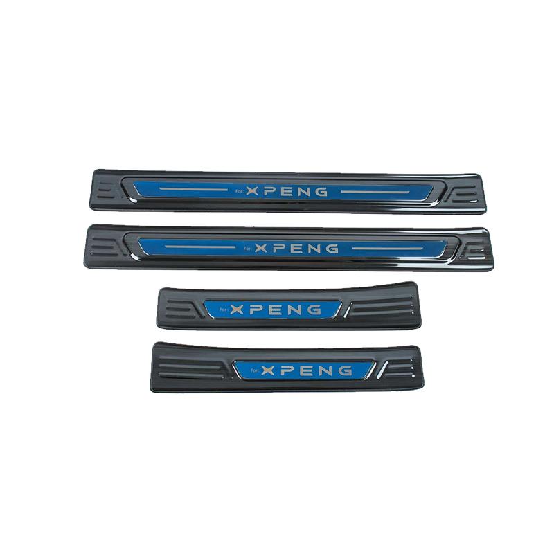 Для Xpeng P7 2025 Автомобильные накладки на пороги Защитные накладки Аксессуары Нержавеющая сталь Защита от царапин Декоративные наклейки 4 шт.