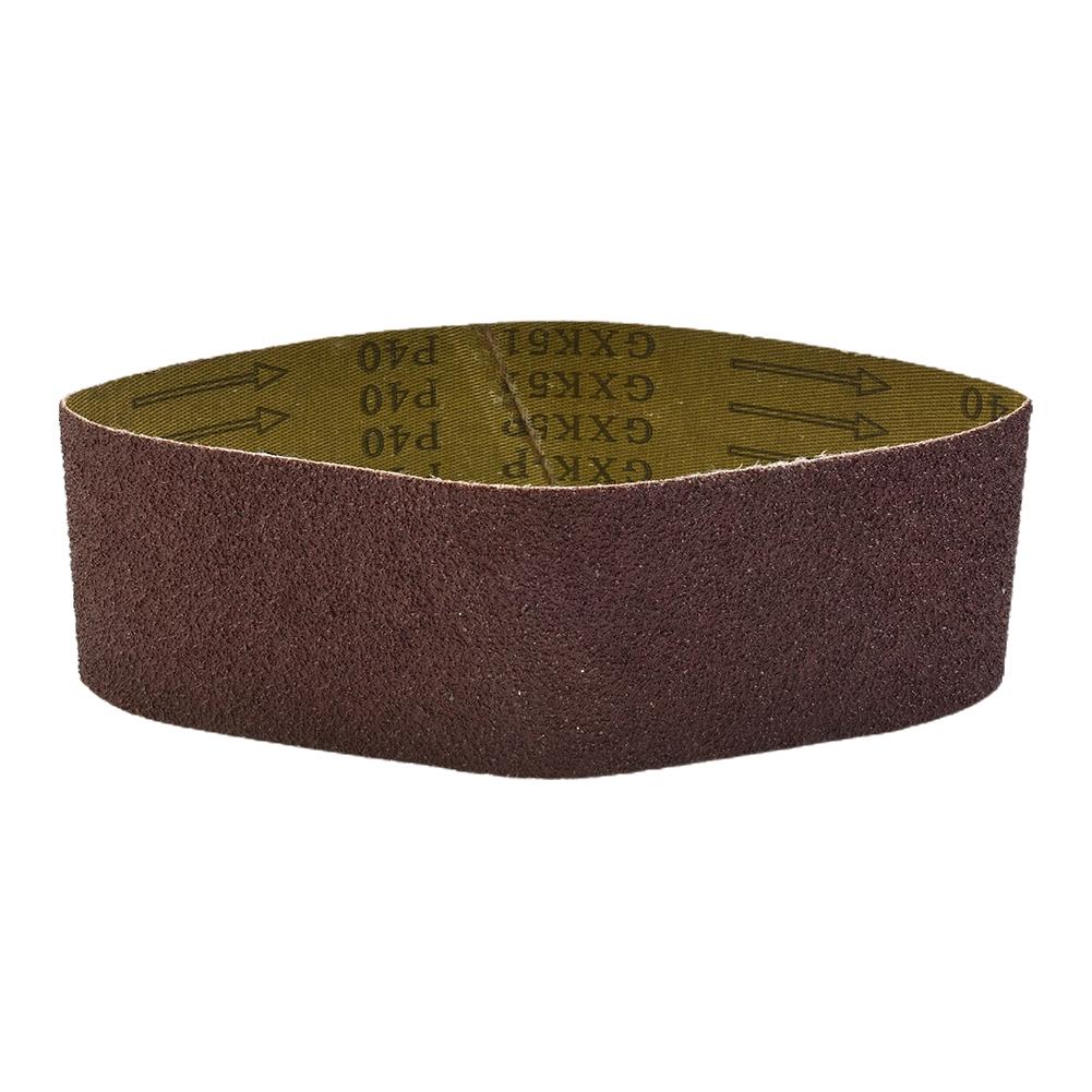 Шлифовальная лента 76x533 мм зернистость 40/80/120 оксид алюминия наждачная бумага абразивная шлифовка