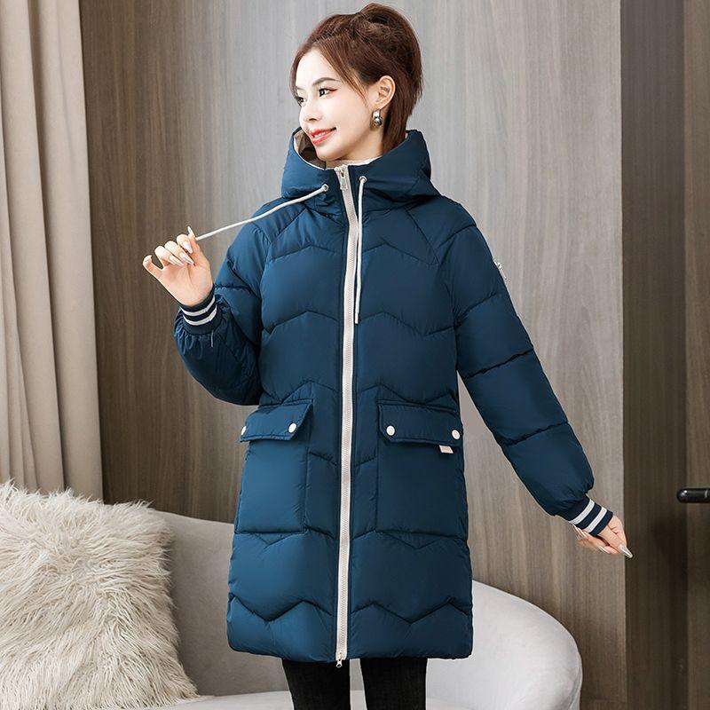 Зимняя куртка женская парка пальто новое длинное пальто пуховик зимняя верхняя одежда женская с капюшоном водонепроницаемая хлопковая утепленная парка