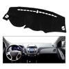 Car Front Dash Mat DashMat Dashboard Cover Carpet Pad Fit for Hyundai Ix35 Tucson 2010 2011 2012 2013 2014 2015 LHD Black