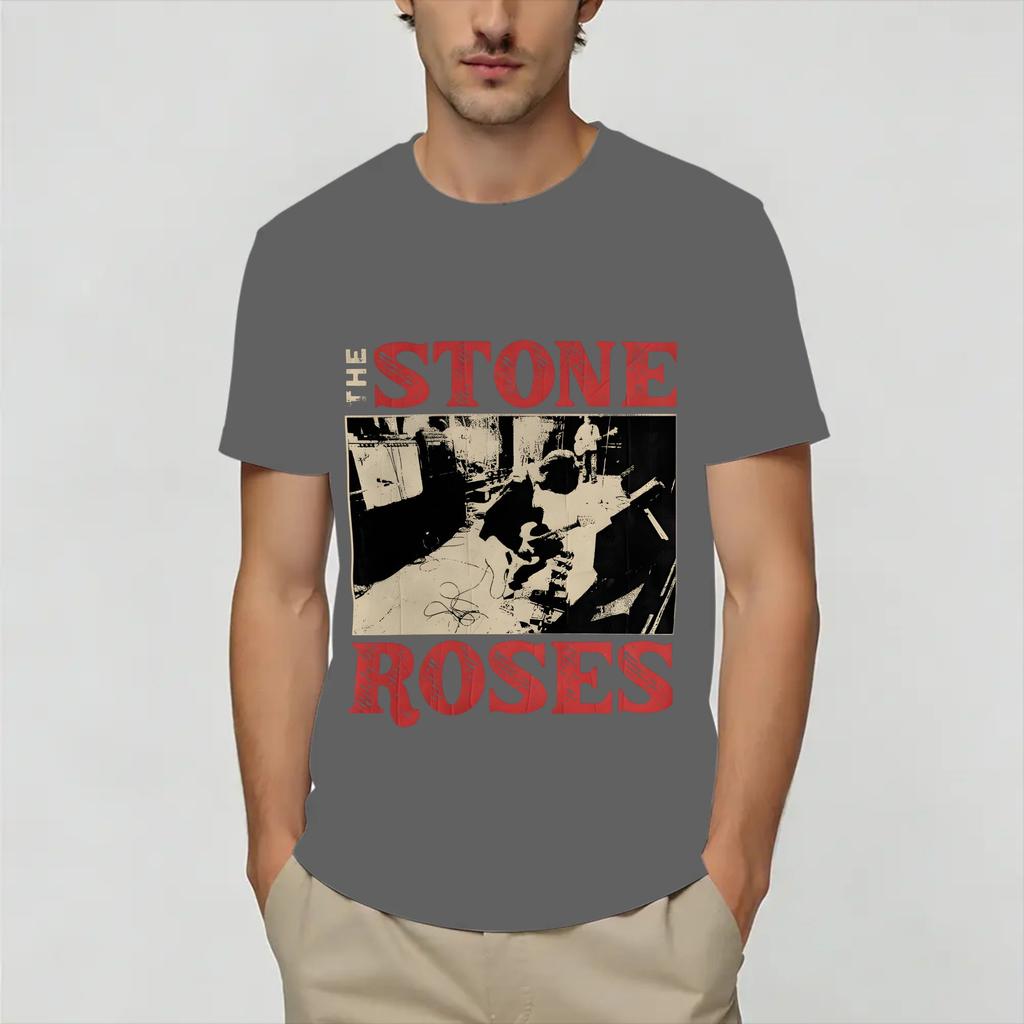 The Stone Roses T Shirt Summer Harajuku T Shirts Unisex 100 Cotton ONeck Plus Size 5XL Tees ShortSleeve Vintage Tops
