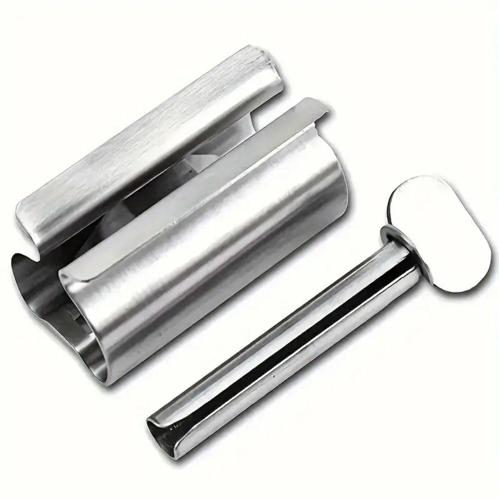 Puts an end to Waste Toothpaste Squeezer Stainless Steel Toothpaste Rollers  Girl