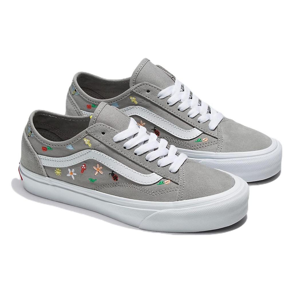 Vans Old Skool Low Top Skate Shoes Unisex Sneakers Gray White VN0005UGKAQ