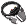 1.8M 2 In 1 RGB SCART AV RCA Output Cable Cord For Sega Dreamcast