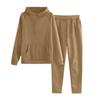 Children's Solid-color Loose Sweatshirt And Sweatpants Casual Sportswear Set