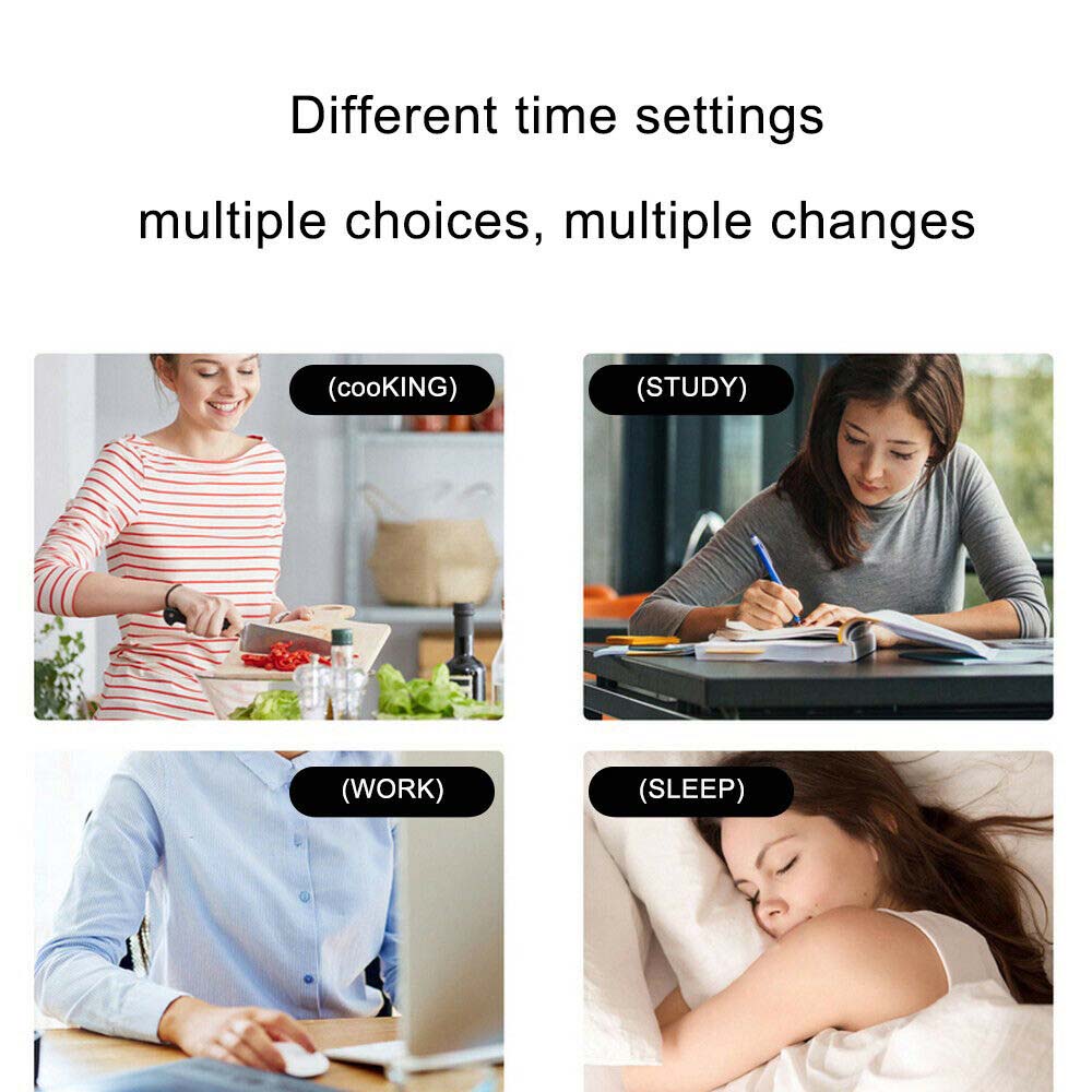 Shower Stopwatch Chronograph Countdown Kitchen Timer Alarm Clock Time Reminder Cooking Tool