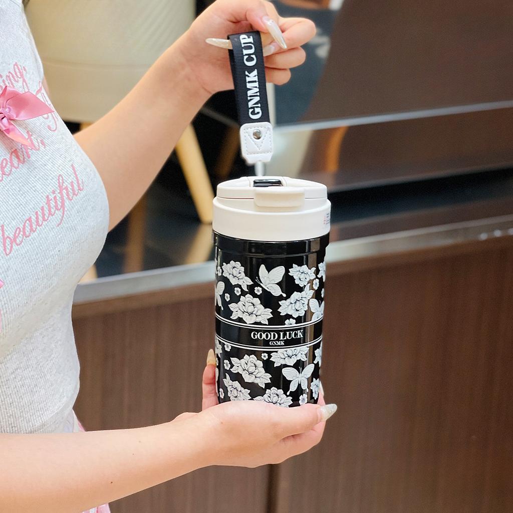 Новый высококачественный внешний вид термос-чашка Dieland большой емкости соломенная чашка для офиса для девушек кофейная чашка двойная питьевая чашка