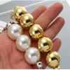 3 Colors Bags Handbag Handles 20/18cm DIY purse Replacement New Pearl Belt  Shoulder Bag Strap