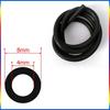 Silicone Hose Length 1M 3M 5M Inner Diameter 3/4mm Thickness 4mm Racing Line Tube Pipe Tube Silicone Hose Red Black Blue
