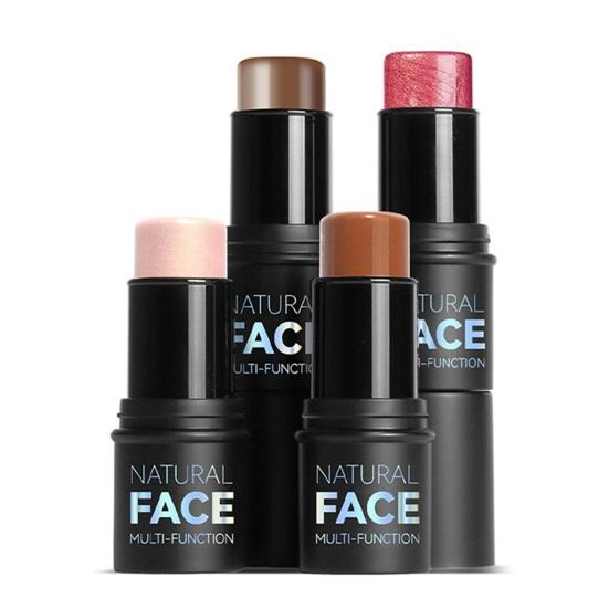 All-in-One Highlighter Blush Bronzer 3D Face Contour Makeup Stick Waterproof Long-lasting Highlighter Cream Non-greasy Face Blush Beauty Stick