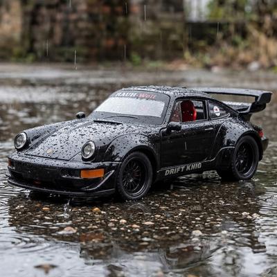 1:32 Порше 964 RWB Широкофюзеляжный Модифицированный Спортивный Автомобиль Алюминиевый Автомобиль Литые Модели и Транспортные Средства Модель Автомобиля День Рождения Миниатюрные Коллекционные Предметы Хобби