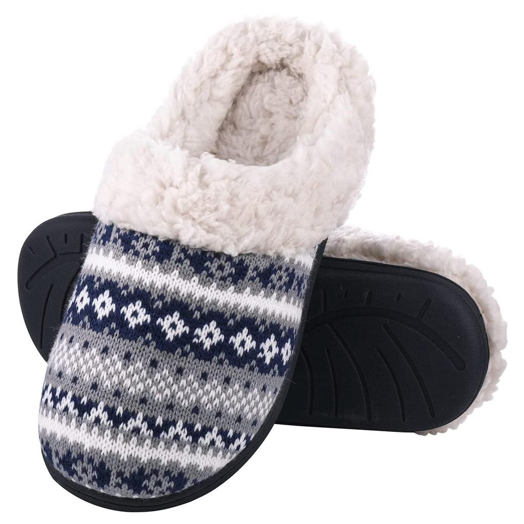 Fashion Litfun Warm Cotton Slippers For Women Men Fluffy House Fur Slippers Indoor Flats Slip-on Soft Slippers Couple House Mute Slides