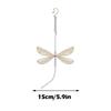 Creative Metal Wing Dragonfly Crystal Suncatcher Garden Wind Chimes Butterfly Home Decor Window Car Ornaments
