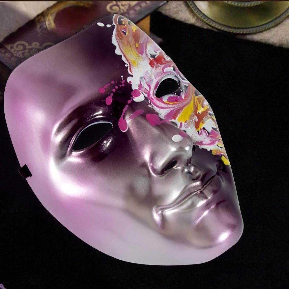 Пластиковая маска для лица Призрачная краска, струящаяся, Аниме Косплей Реквизит, Индивидуальная маска на Хэллоуин, Взрослая