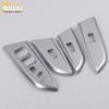 Fits 14 Models: Glass Switch Trim & Car Door Window Armrest Lift Button Decorative Stickers