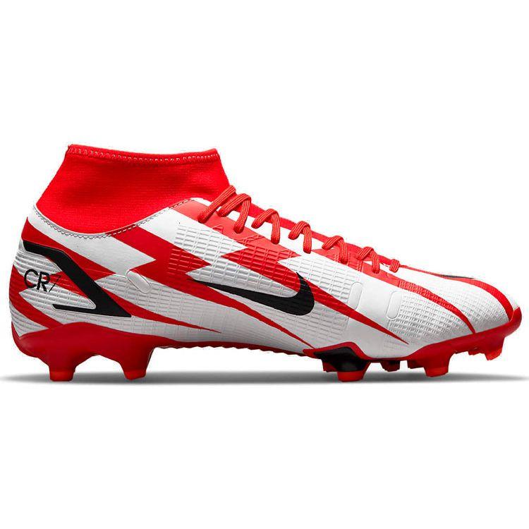 Nike Кроссовки унисекс Mercurial Superfly 8 Academy CR7 MG Чили красные, белые, полностью оранжевые, черные DB2854-600