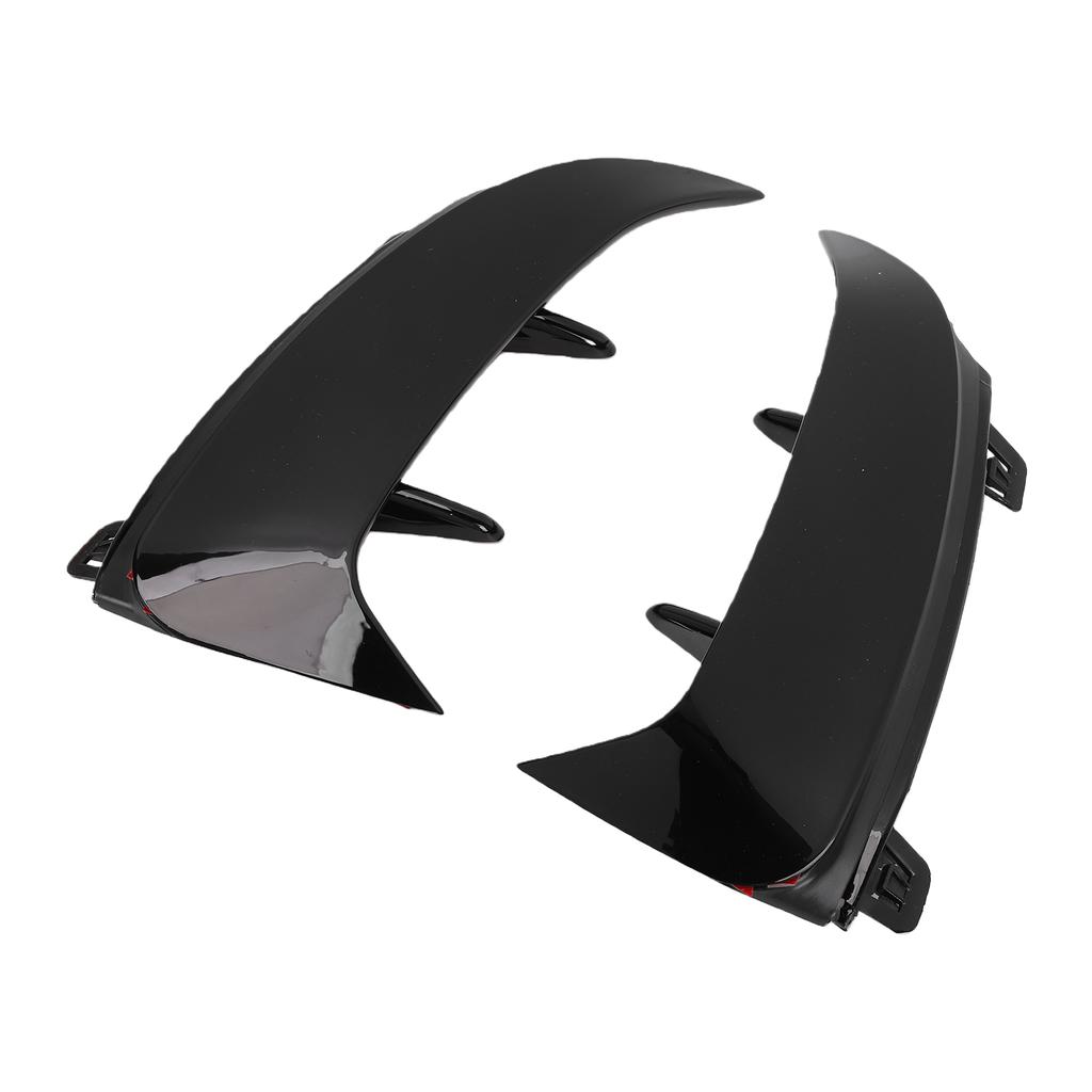 Rear Bumper Spoiler Side Canard Air Vent Replacement for A Class W177 AMG Line Hatchback Left Right Gloss Black