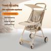 Lightweight High Landscape Baby Stroller with Tray | One-Button Fold & Portable Design