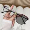 Fashion Metal Square Frame Photochromic Anti-Blue Light Glasses Retro Classic Sunglasses Vintage Men Women Outdoor Eyeglasses
