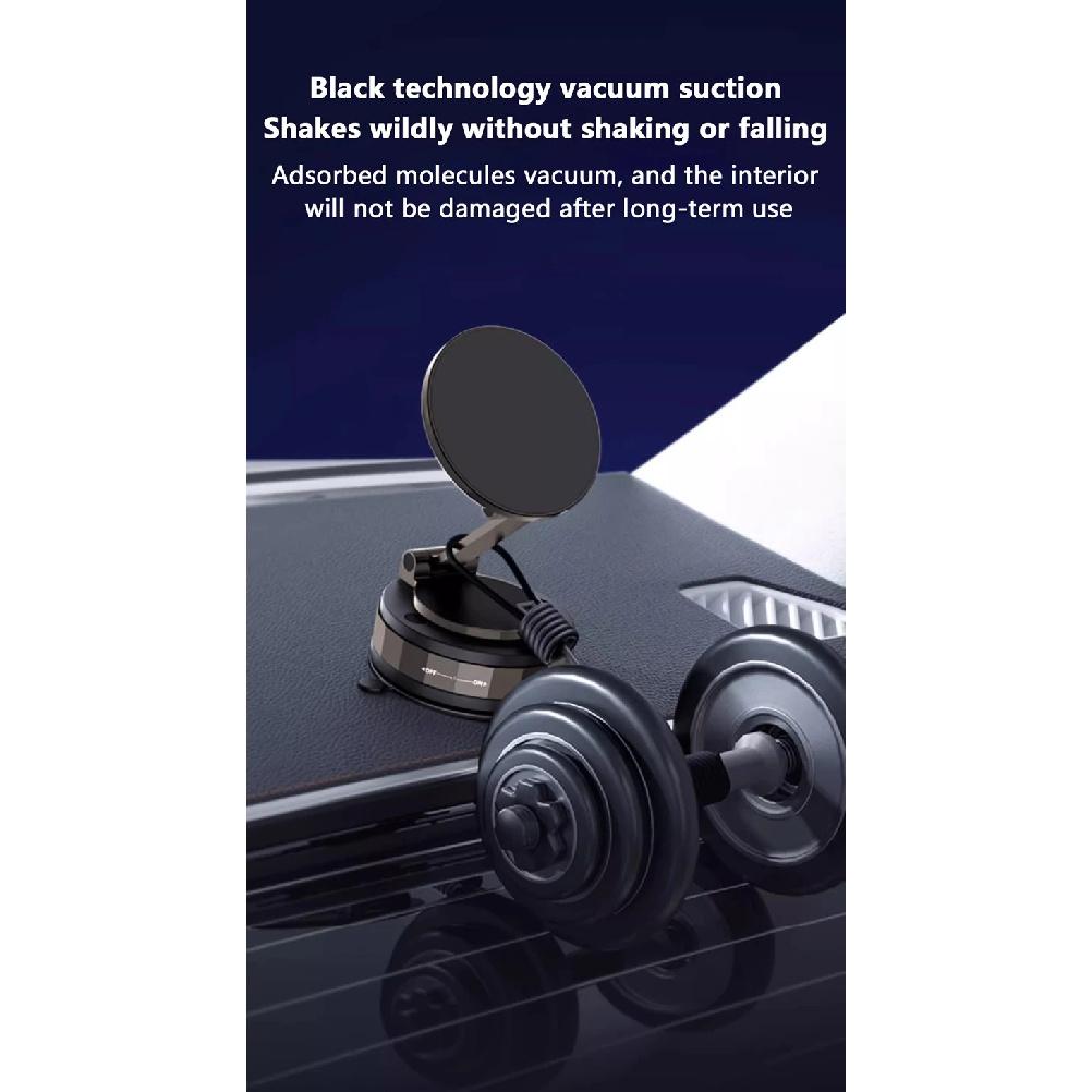 Vacuum Suction Phone Holder Magnetic Car Navigation Bracket 360 Degree Rotation For Xiaomi Iphone Huawei Multyple Phone