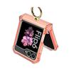 Ring Holder Stand Z Flip7 Shockproof Airbag Hinge Foldable Phone Case Clear Protective Cover