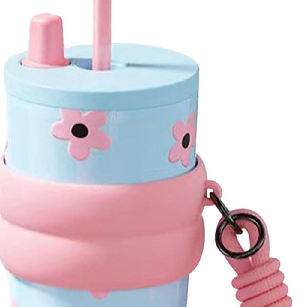 Insulated Water Bottle Leakproof Lightweight Stainless Steel Tumbler with Carry