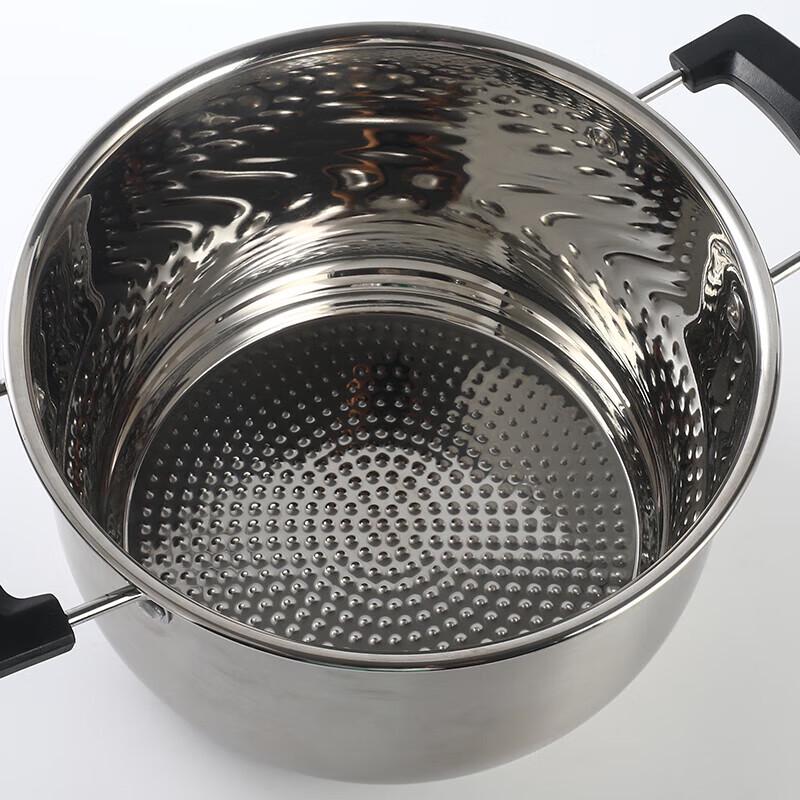 Auripl 22cm Castor Series Stainless Steel Soup Pot