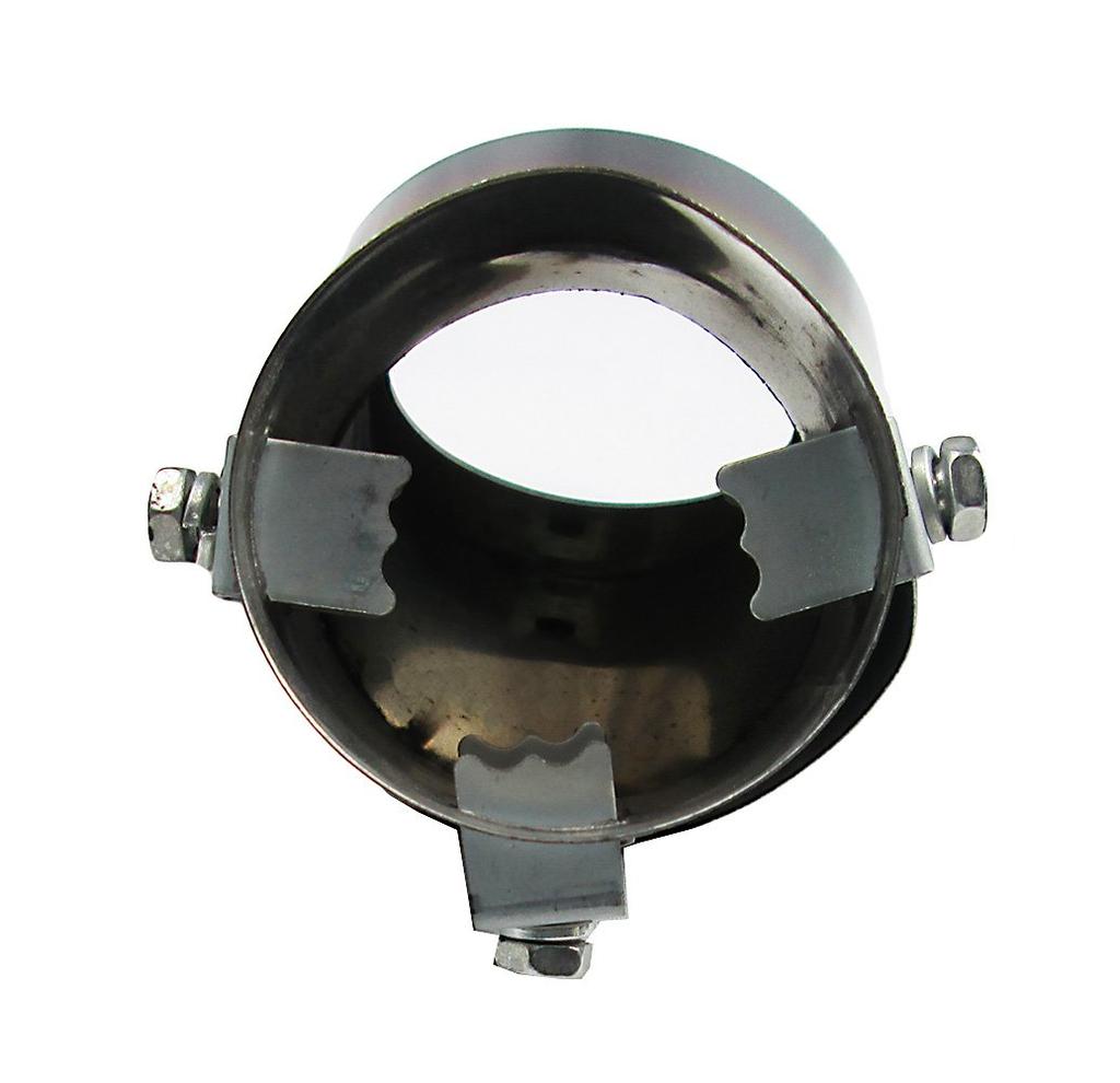 R-STYLE Легкий Тюнинг Задний Вид Вашего Автомобиля Овальный Тип Нержавеющая Сталь Насадка Глушителя (Серебряный)