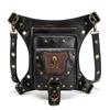 Women's Motorcycle Punk Single-shoulder Crossbody Bag Skull Outdoor Casual Waist Bag