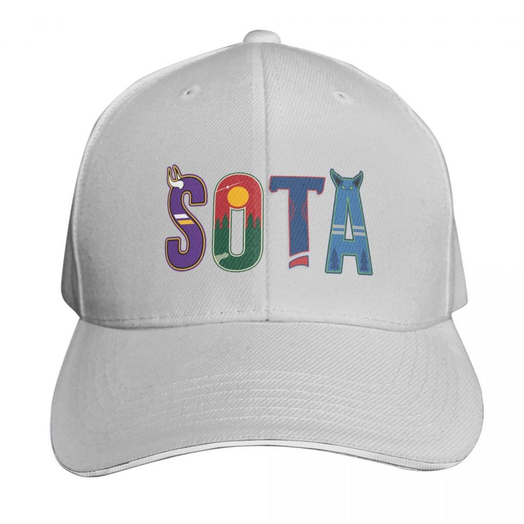 Minnesota SOTA City Design Baseball Cap Unisexs big size hat black luxury Women cap Hip Hop Womens Unisexs
