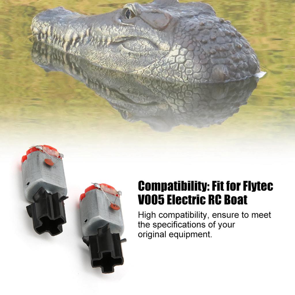 Electric RC Imitation Crocodilian Toy Boat Propeller Motor Accessory Fit for Flytec V005
