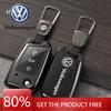 Для VOLKSWAGEN Чехол-защита для брелока автомобиля из цинкового сплава + Кожа Для VW Volkswagen Polo Golf 7 MK7 Tiguan MK2 Accesso