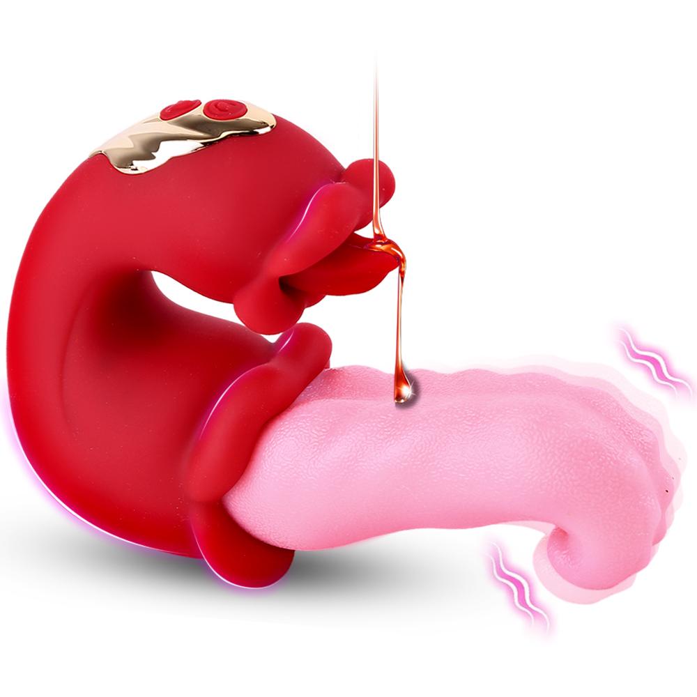 Vibrator Adult Sex Toys for Women 3 In 1 Tongue Thrusting Vibrators Dildo Sex Toys Adult Sex Toys Games for Couples