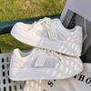 Women's Thick-Soled Hollowed White Shoes Skirt Summer Mesh Breathable Casual Skateboard Shoes Ins Versatile Student Shoes