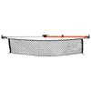 Cargo Bar, Ratcheting Cargo Bars Adjustable from 1016mm to 1854mm, Heavy-duty Steel Cargos Stabilizer with Storage Net & Divider Bar, Telescoping Load
