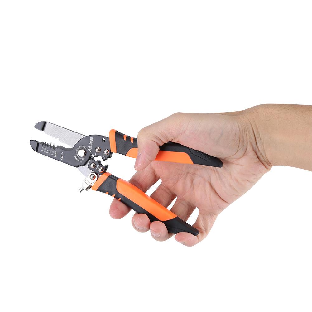 Electrician Wire Crimping Cutting Stripping Stripper Plier