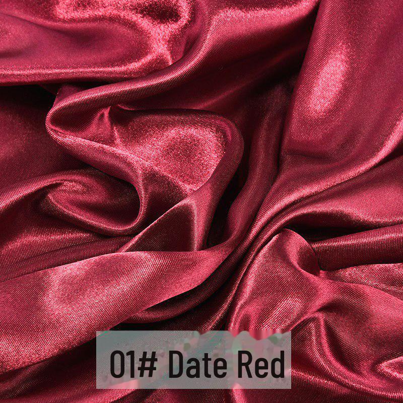 Satin Silk Red Gift Box Lining Fabric Scraps