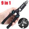 9-in-1 Wire Stripping Pliers Household Wire Pliers Broken Wire Peeling Pliers Professional Labor-saving Pliers Electrician Pliers